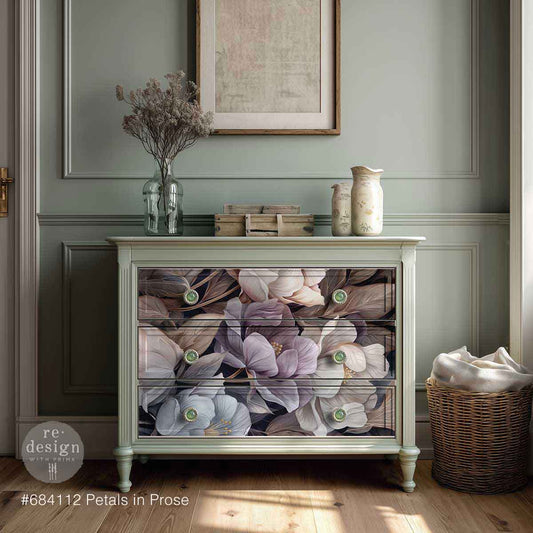 Decoupage Fiber – Petals In Prose – 1 sheet 19.5"x 30"