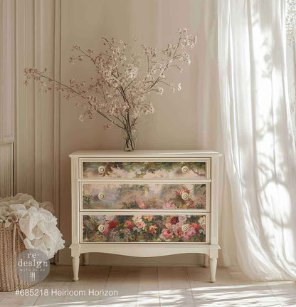Decoupage Fiber – Heirloom Horizon– 1 sheet  19.5"x 30"