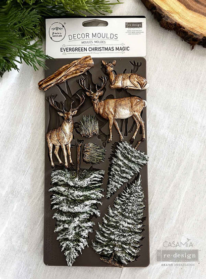 Decor Moulds--Evergreen Christmas Magic