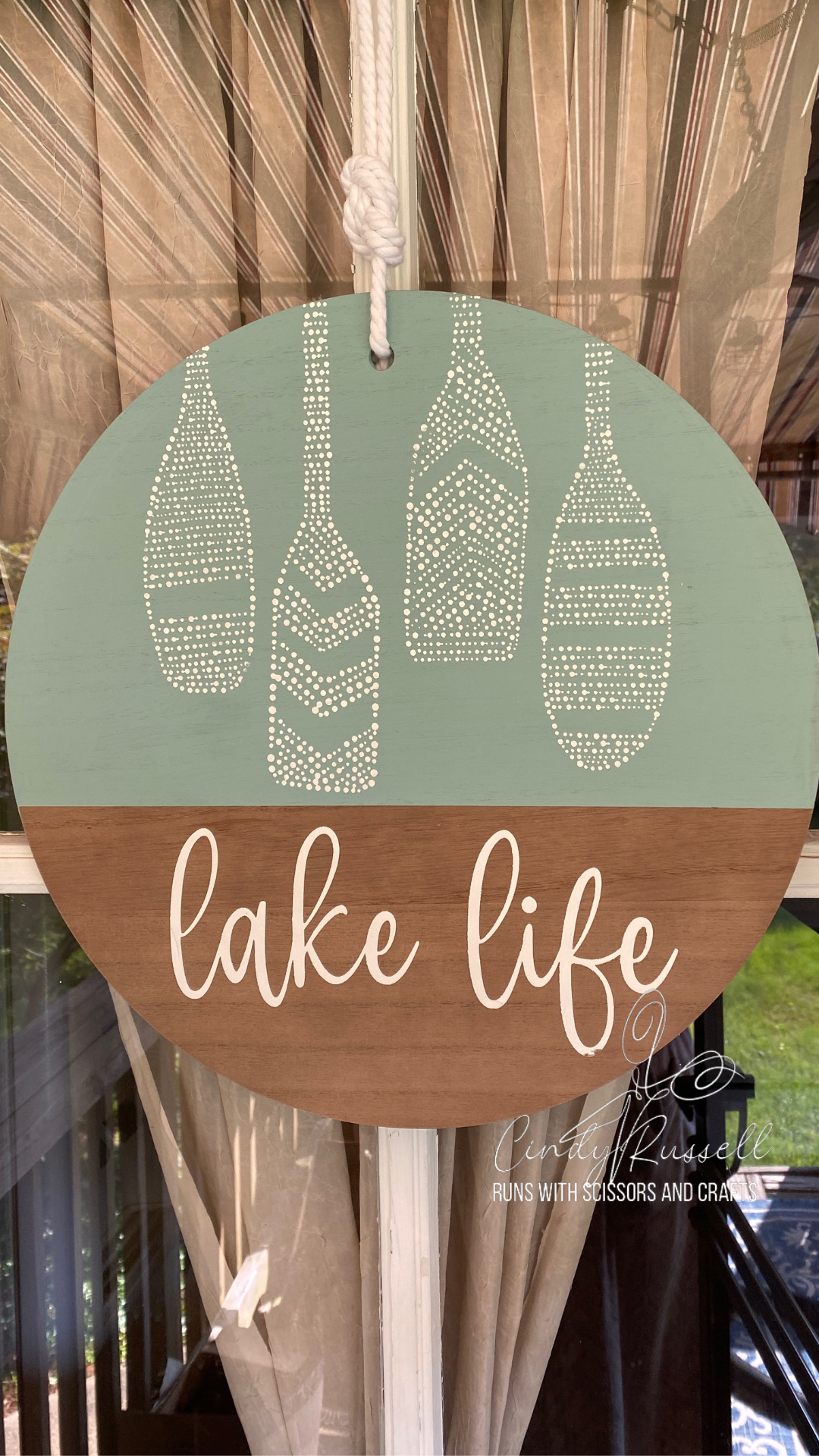 Lake Life Door Round