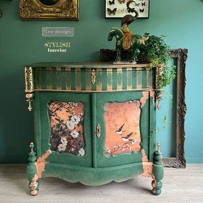 A1 Decoupage Fiber –Feathers in the Glow