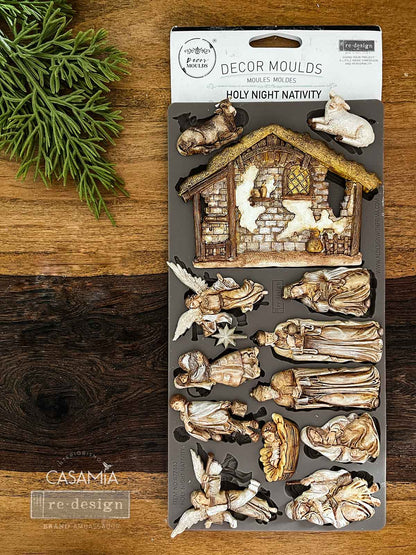Decor Moulds--Holy Night Nativity