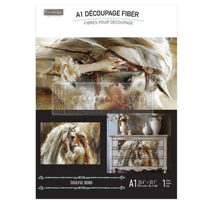 A1 Decoupage Fiber – Soulful Bond – 1 sheet,