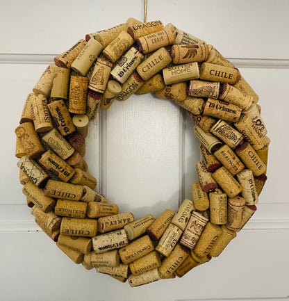 Wine Cork Wreath