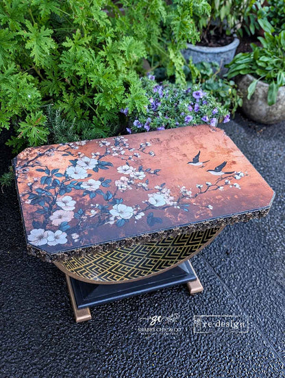 A1 Decoupage Fiber –Feathers in the Glow